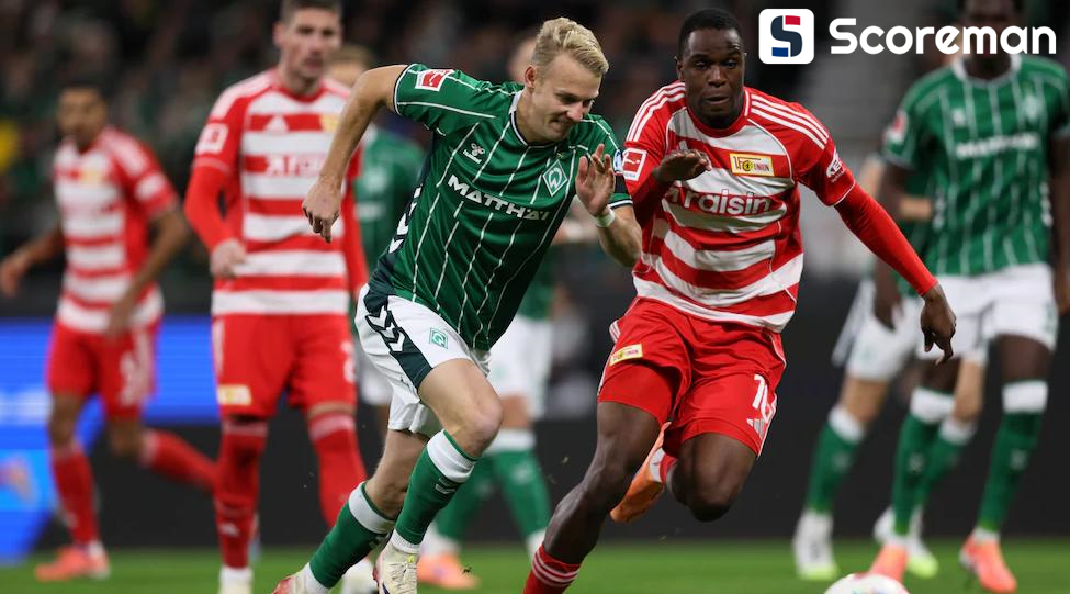 우니온 베를린, 베르더 브레멘에 아쉬운 1점 차 패배... 정우영 교체 출전